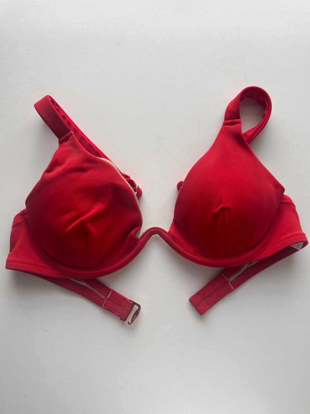 Shade & Shore Red Underwire Bikini Top